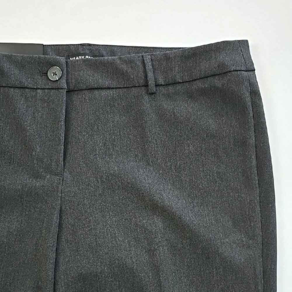 NWT Hilary Radley Women's Charcoal Grey Dress Straight Pants Stretch Size 16 - Picture 4 of 16